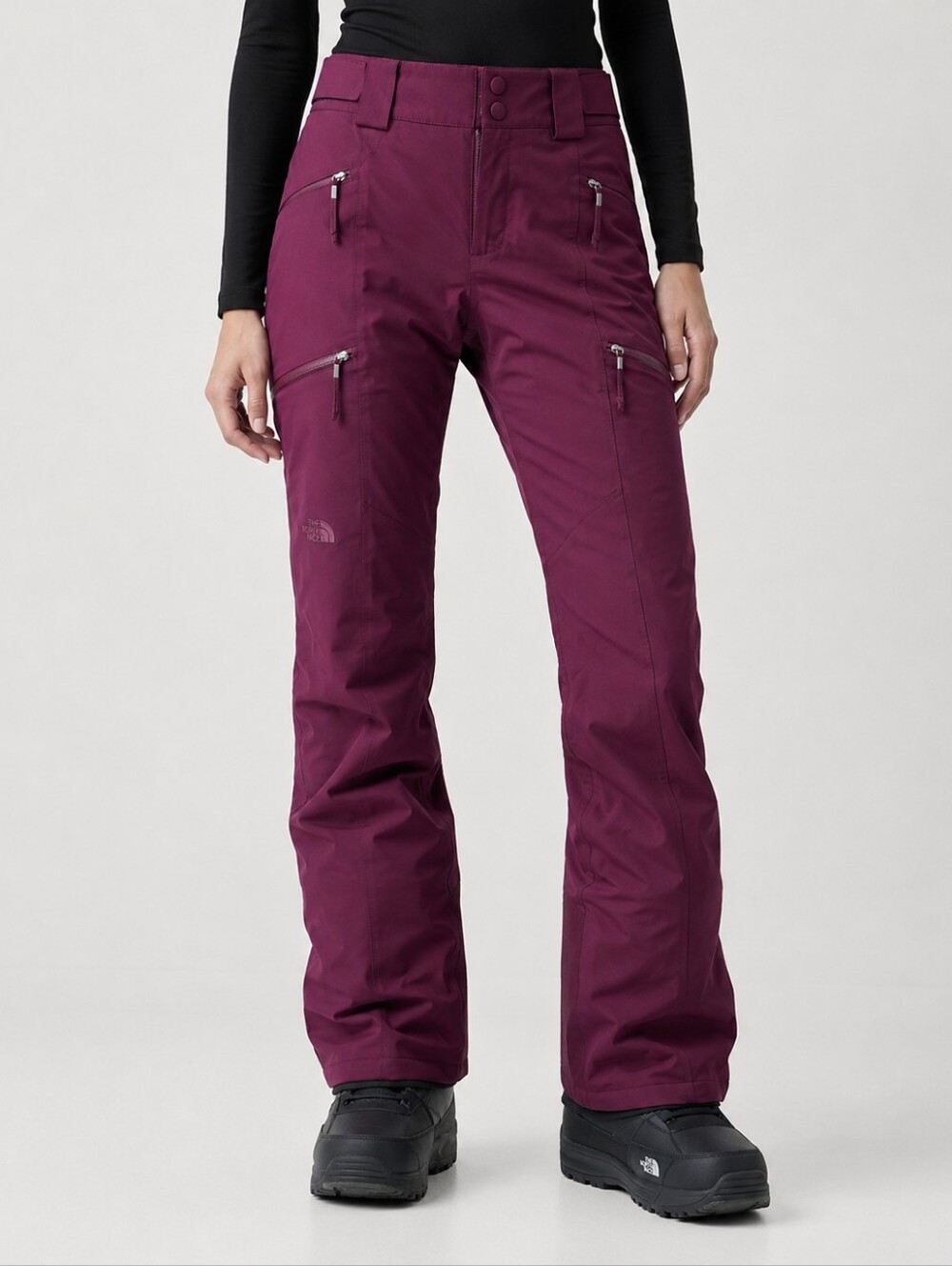 The North Face Ski Pants Size S Womens Burgundy Purple Snowboard